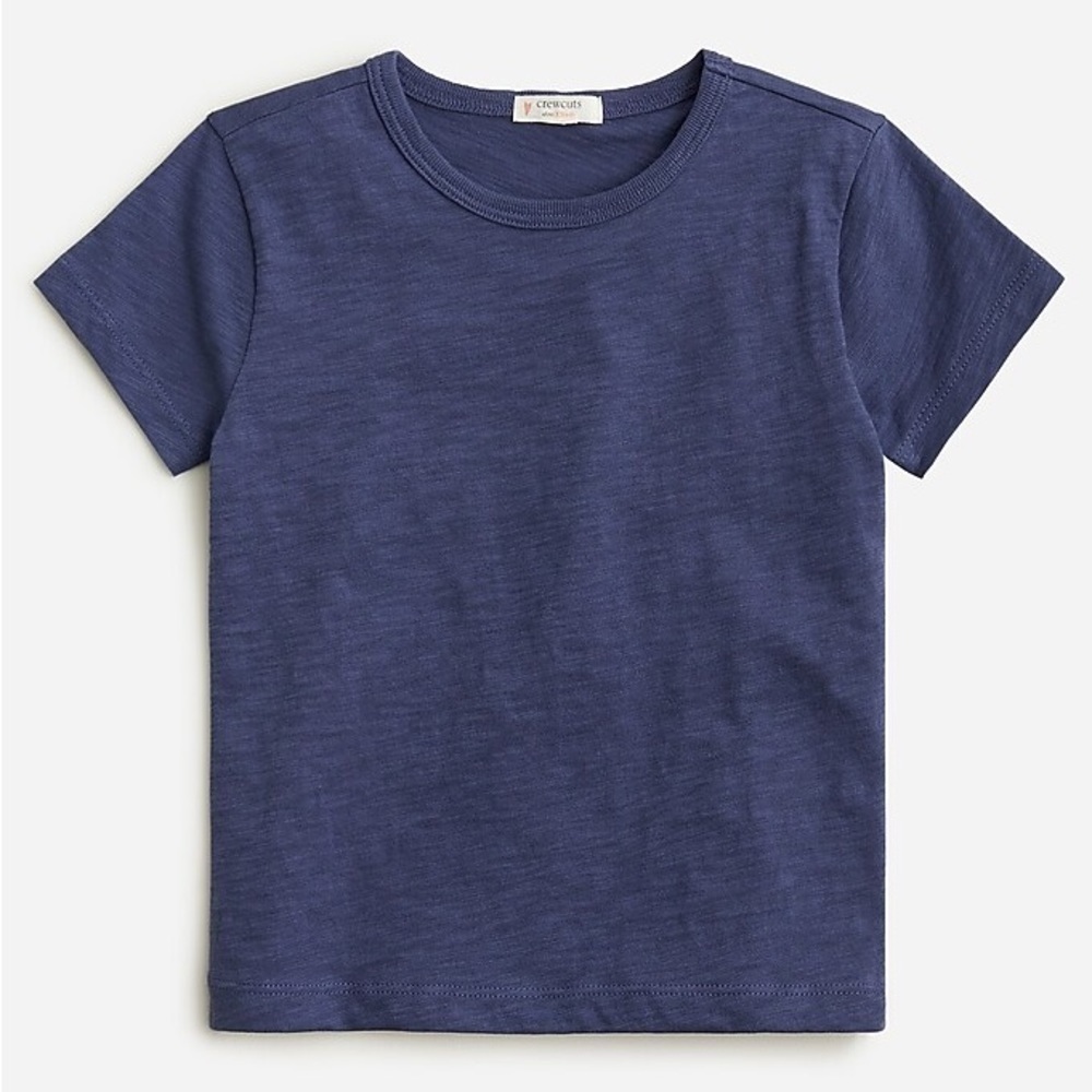 J Crew NWT Girls' short-sleeve cropped T-shirt BO099